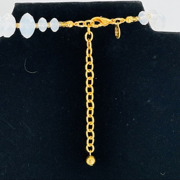 Joan Rivers Milk Faceted Lucite Bead Necklace - Picture 5 of 6